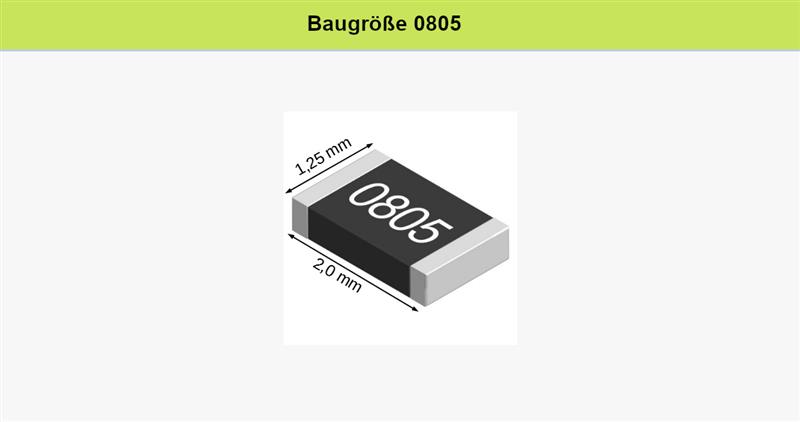 Baugröße 0805 1%