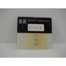 Weinert 4416 Beschriftungssatz Deutsche Bundesbahn