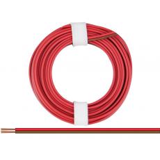 2-adriges Standart-Kabel 0,14 mm²  rot-braun