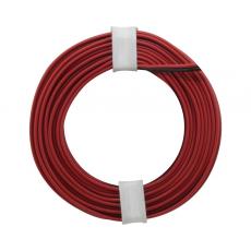 2-adriges Standart-Kabel 0,14 mm²  rot-schwarz