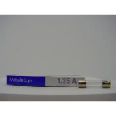 Feinsicherung 5x20mm 1,25 A mittelträge