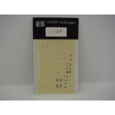 Weinert 9127 Schiebebildersatz VT 70