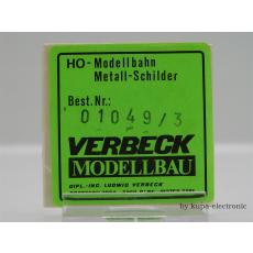 Verbeck H0 Loknummer 01 049 NS