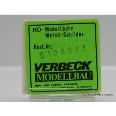 Verbeck H0 Loknummer 01 080 NS