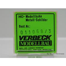 Verbeck H0 Loknummer 01 1068 NS