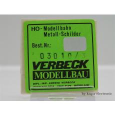 Verbeck H0 Loknummer 03 010 NS