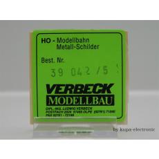 Verbeck H0 Loknummer 39 042 NS
