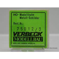 Verbeck H0 Loknummer 75 012 NS