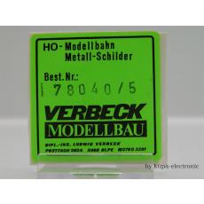 Verbeck H0 Loknummer 78 040 NS