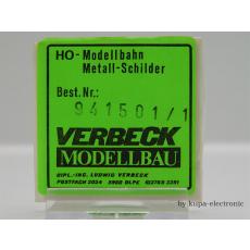 Verbeck H0 Loknummer 94 1501 MS