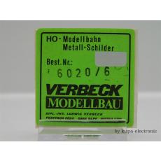 Verbeck H0 Direktionsschild BD Münster NS