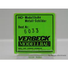 Verbeck H0 DB Emblem Dampflok NS