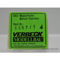 Verbeck H0 BW-Schild Bremen Hbf MS