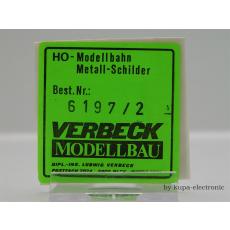 Verbeck H0 BW-Schild Remscheid Lennep NS