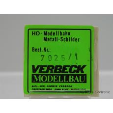 Verbeck H0 BW-Schild Freilassingen MS