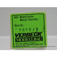 Verbeck H0 BW-Schild Hamm NS