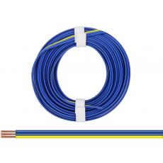 3-adriges Standart-Kabel 0,14 mm² blau-blau-gelb