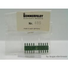 Sommerfeld N 405 Rillen-Isolator, grün (20 Stk)
