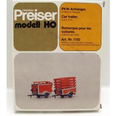 Preiser 1150 PKW-Anhänger (Bausatz)