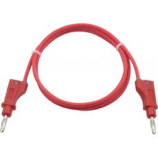 D2110 Silikon Messleitung 1 m, rot Bananenstecker 4mm