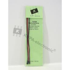 KUPA-electronic 20029 3-polige Steckverbindung Raster 1,27 mm