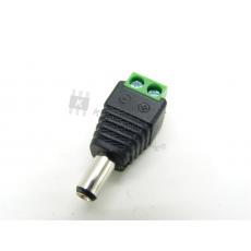 Hohlstecker mit Schraubanschluss, 5,5 mm, 12VDC