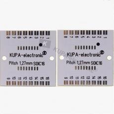 KUPA 10181 SMD Platine SOIC16, Pitch 1,27 mm, 26 x 26 mm, 2 Stück