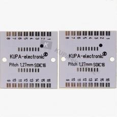 KUPA 10181 SMD Platine SOIC16, Pitch 1,27 mm, 26 x 26 mm, 2 Stück