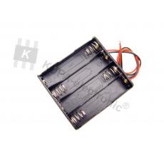 Batterie-Halter 8 x AAA Block mit Kabel