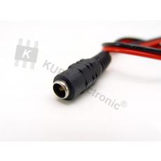 Hohlbuchse mit Kabel, 5,5 mm, 12VDC