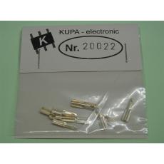 KUPA-electronic 20022 1-polige Buchse mit Lötöse versilbert