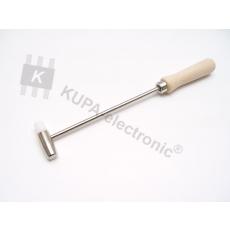 Feinmechaniker-Hammer 50 g, Metall und Kunststoff Kopf, Länge:220 mm, Kopf:43 mm x  d: 10 mm