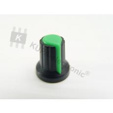 Poti-Knopf mit Markierung für 6 mm Achse, grün