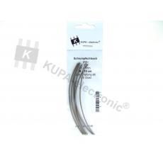 Schrumpfschlauch 1,2 mm grau