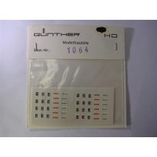 Günther 1064 Personenwagenbeschriftung