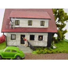Diorama Abschied von Zuhause