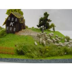 Diorama Schafe auf der Weide