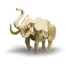 Holzbausatz Elefant schwer (G)
