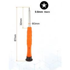 Sternschraubendreher 0,8 mm Klinge