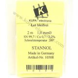 Lot bleifrei, 1,0 mm Ø, SN99 / CU1/Fluss 2,2%