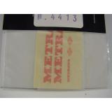 Weinert 4413 Beschriftungssatz Metrans