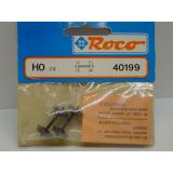 Roco HO 40199 Radsatz 2fach isoliert 11mm  2 Stück