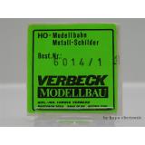 Verbeck H0 Direktionsschild Rbd Köln MS