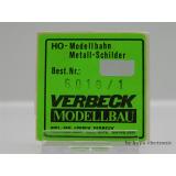 Verbeck H0 Direktionsschild Rbd Mainz MS