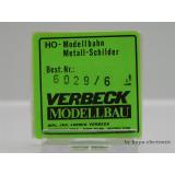 Verbeck H0 Direktionsschild BD Trier NS