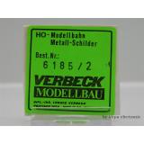 Verbeck H0 BW-Schild Paderborn NS