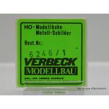 Verbeck H0 BW-Schild Magdeburg Buckau MS