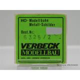 Verbeck H0 BW-Schild Straubingen NS