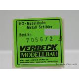 Verbeck H0 BW-Schild Hamburg Harburg NS