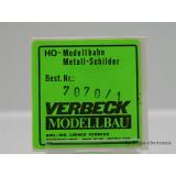 Verbeck H0 BW-Schild Hamm MS